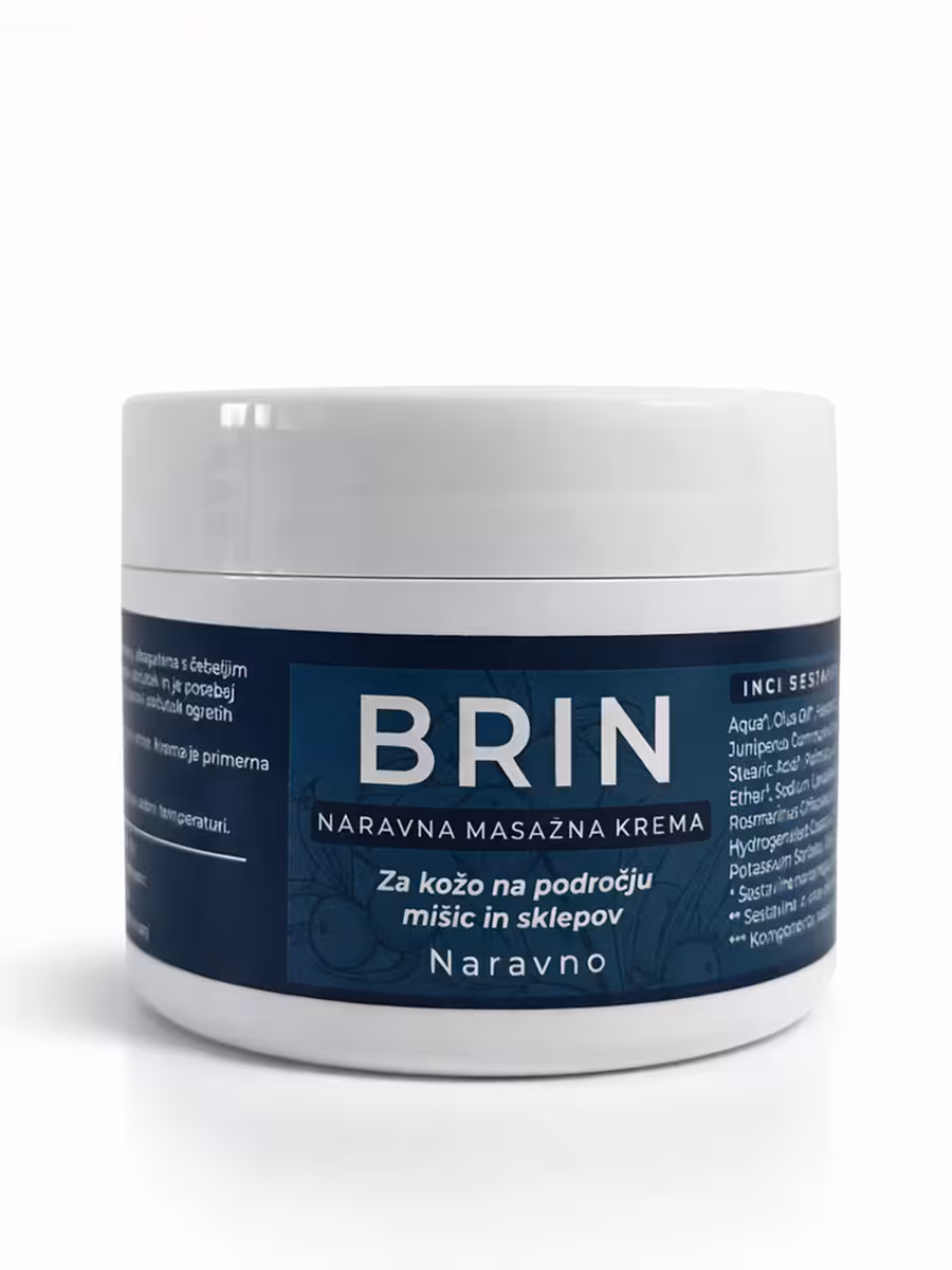 Brinova grelna zeliščna krema 100ml